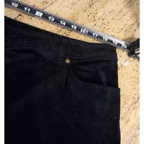Charter Club Womens 18W Velvet Pants Stretch Straight Leg 38x31" - Picture 3 of 11